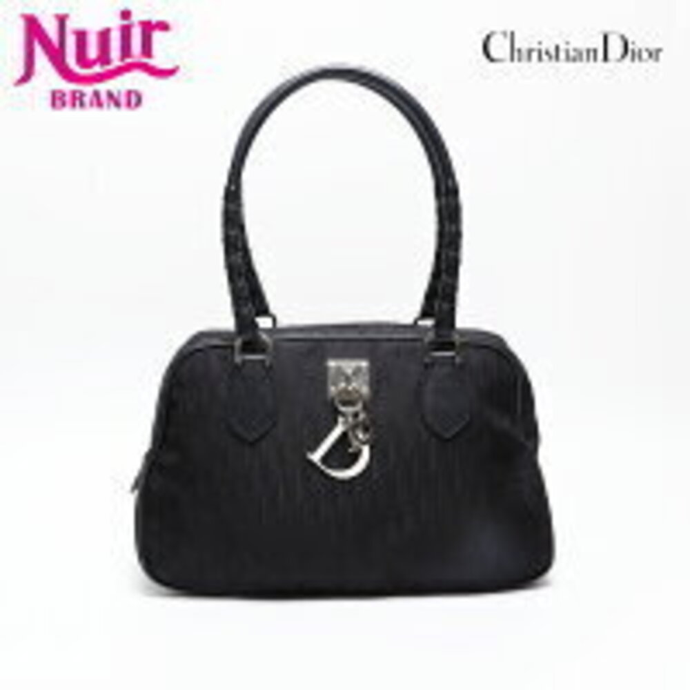 Christian Dior Diorissimo Trotter Lovely Shoulder Bag Black